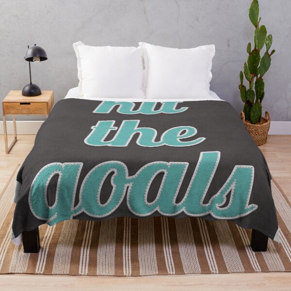Item preview, Hit The Goals Quote designed and sold by MotivationFlow.