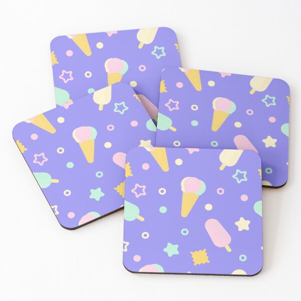 Item preview, Cute Ice cream pattern designed and sold by tlemskaya.