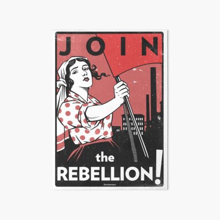 Join the Rebellion! (Vector Recreation) Art Board Print