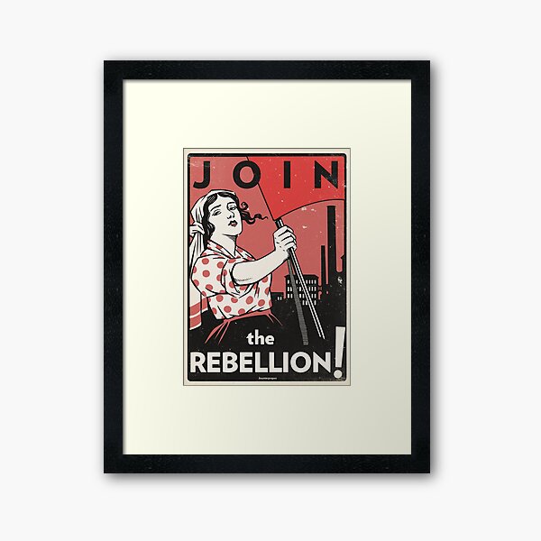 Item preview, Rejoignez la rébellion ! (Recréation vectorielle) designed and sold by Kounter Propos.