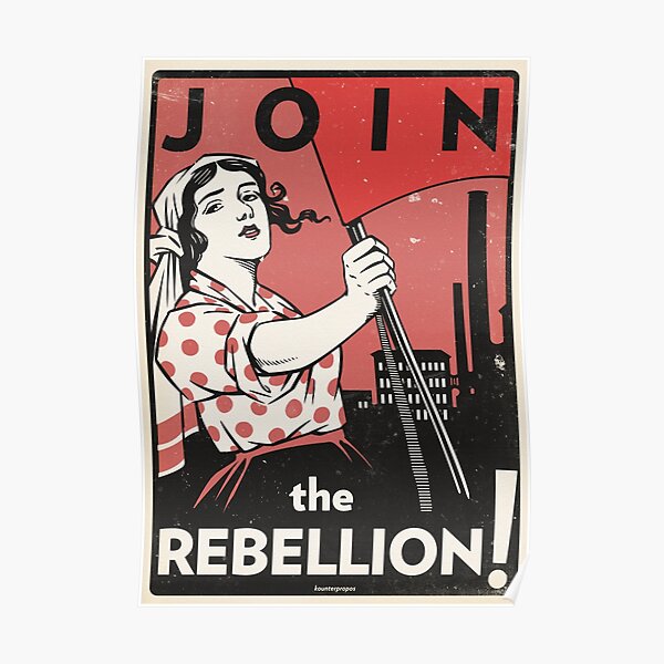 Join the Rebellion! (Vector Recreation) Poster