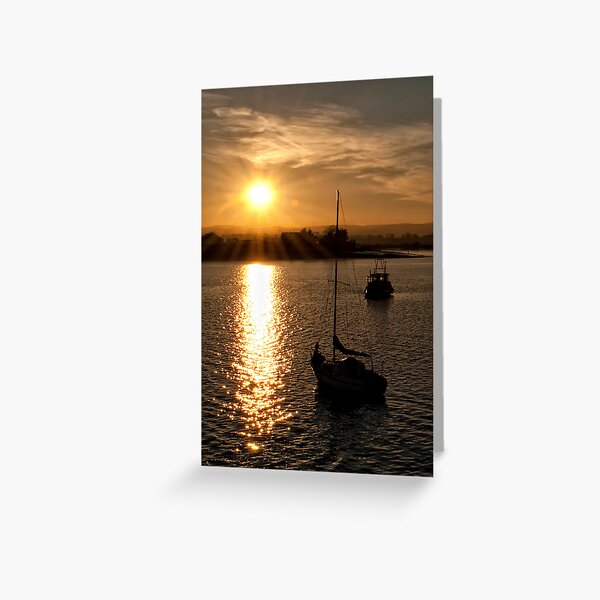 Item preview, Sunset At Alloa Docks designed and sold by evisonphoto.