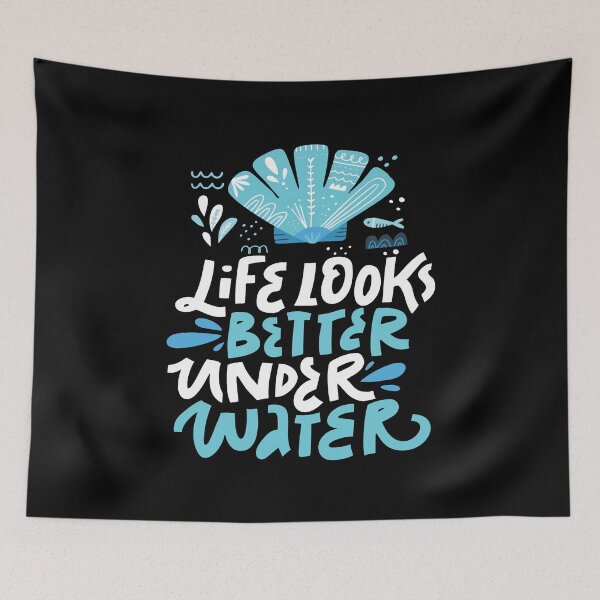 Item preview, Looks Better Under Water designed and sold by MooonTees.