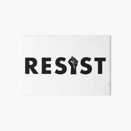 Resist (Fist) Art Board Print