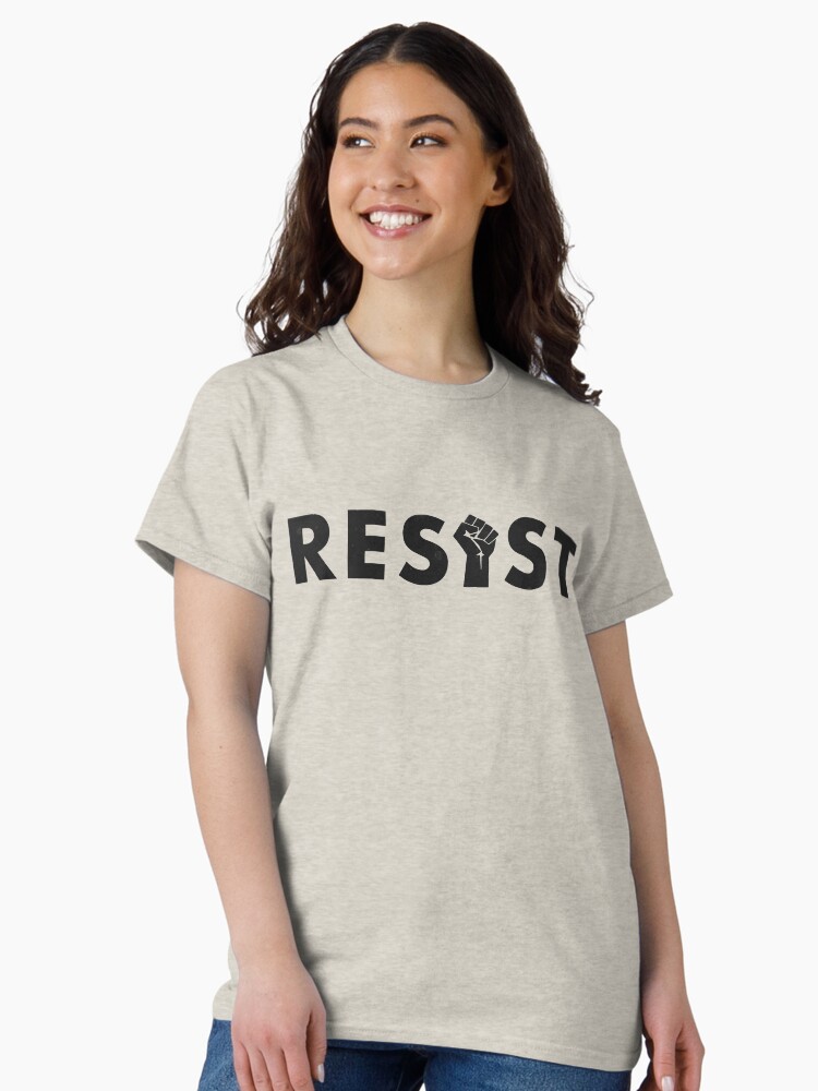 Thumbnail 2 von 7, Classic T-Shirt, Widerstand leisten (Faust) designt und verkauft von kounterpropos.