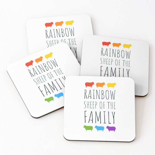 Item preview, RAINBOW SHEEP OF THE FAMILY - GAY - LESBIAN - LGTB  designed and sold by Tropical Blood.