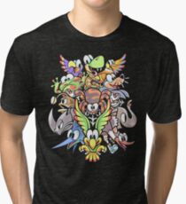 Camiseta de tejido mixto ¿Quién es tu amigo?
