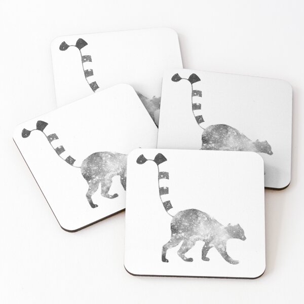 Item preview, Ring-tailed lemur (grey) designed and sold by pawprintsart.