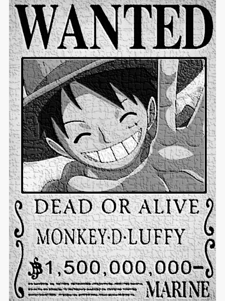 Featured image of post Monkey D Luffy Bounty Poster monkey d luffy