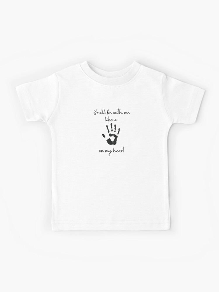 KsuAnn Wicked Musical. Handprint on My Heart. Kids T-Shirt