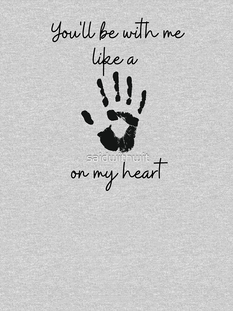 KsuAnn Wicked Musical. Handprint on My Heart. T-Shirt