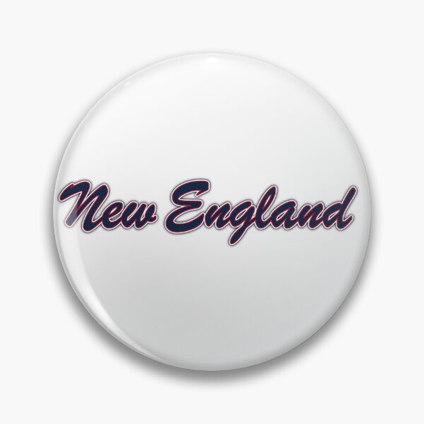 Item preview, New England Blue and Red on White with Blue Glow designed and sold by gkillerb.