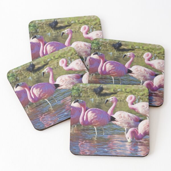Item preview, Greater Flamingos at Slimbridge Wetland Centre, UK designed and sold by Andy Harker.