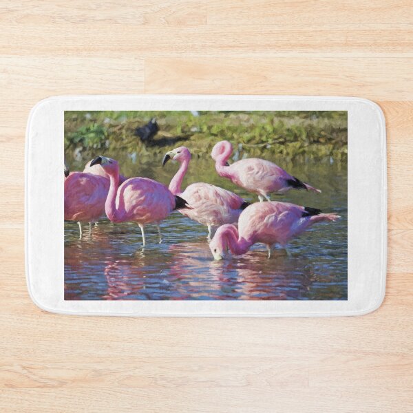 Item preview, Greater Flamingos at Slimbridge Wetland Centre, UK designed and sold by Andy Harker.