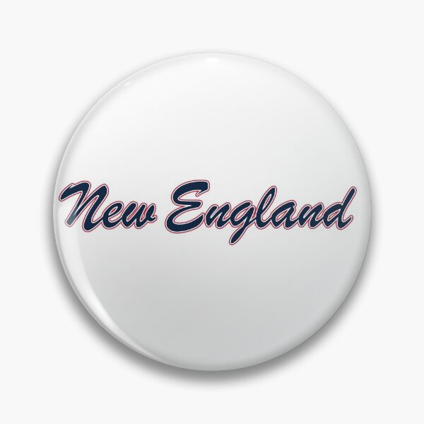 Item preview, New England Blue and Red on White designed and sold by gkillerb.