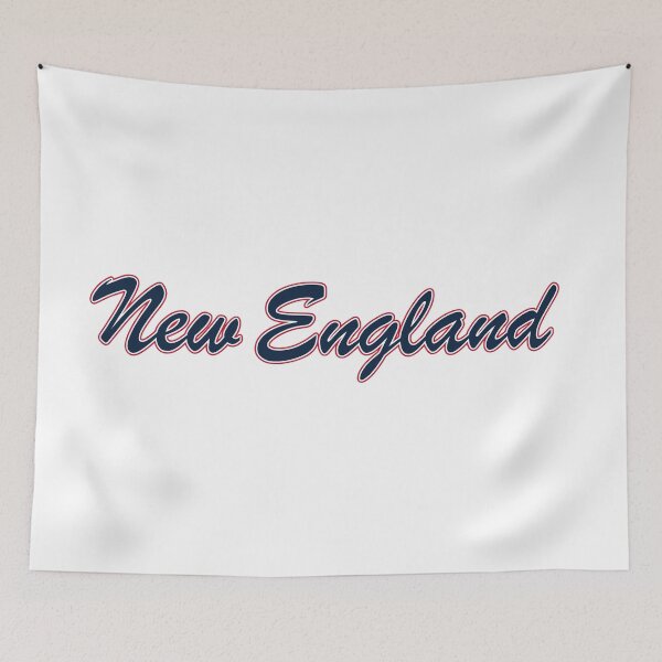 Item preview, New England Blue and Red on White designed and sold by gkillerb.