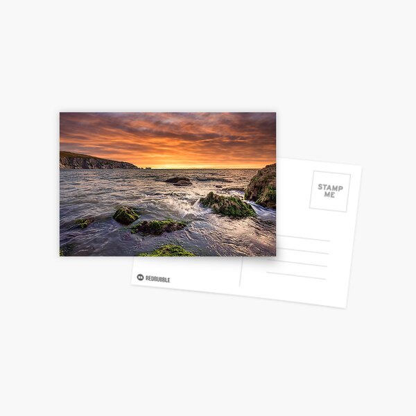 Alum Bay and The Needles Sunset Postcard