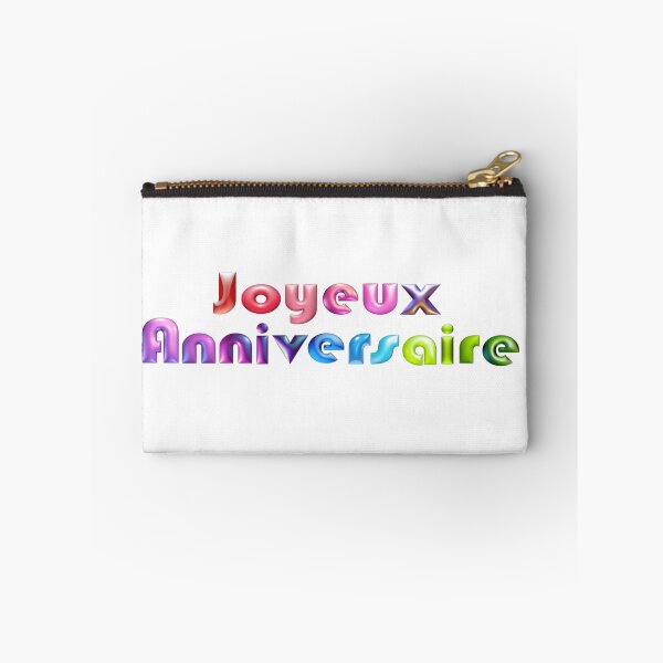Item preview, Happy Birthday in French  designed and sold by FabSpark.