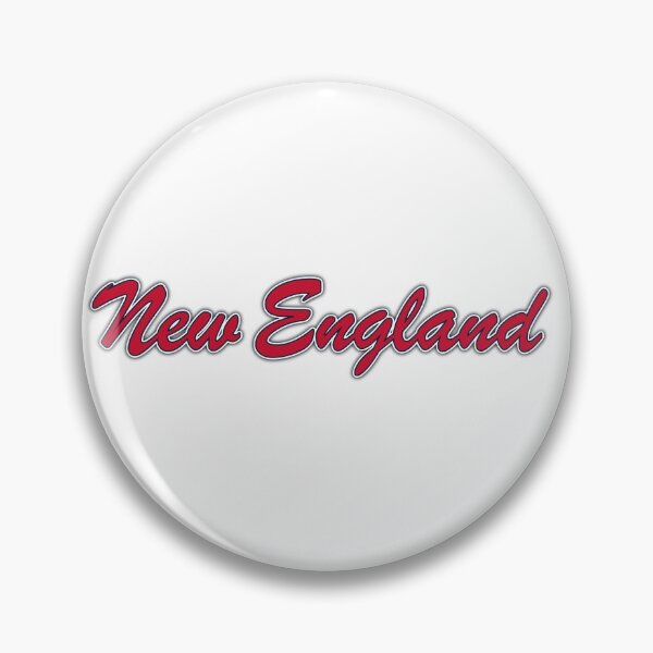 Item preview, New England Red and Blue on White with Blue Glow designed and sold by gkillerb.