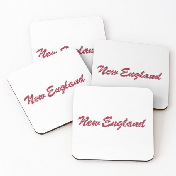 Item preview, New England Red and Blue on White designed and sold by gkillerb.