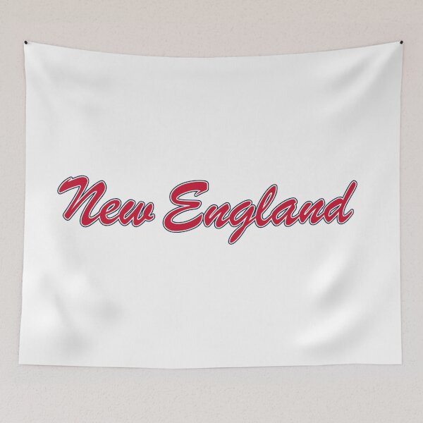 Item preview, New England Red and Blue on White designed and sold by gkillerb.