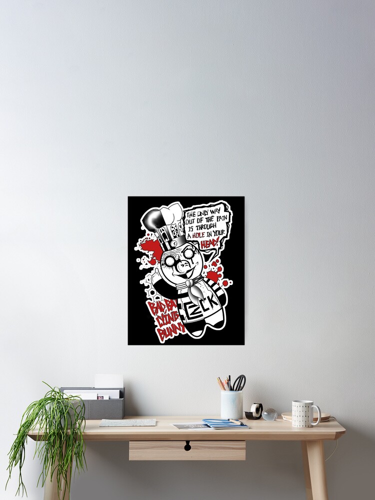 Imagen 2 de 3, Póster con la obra Psycho Doughboy, diseñada y vendida por TwoPopes.