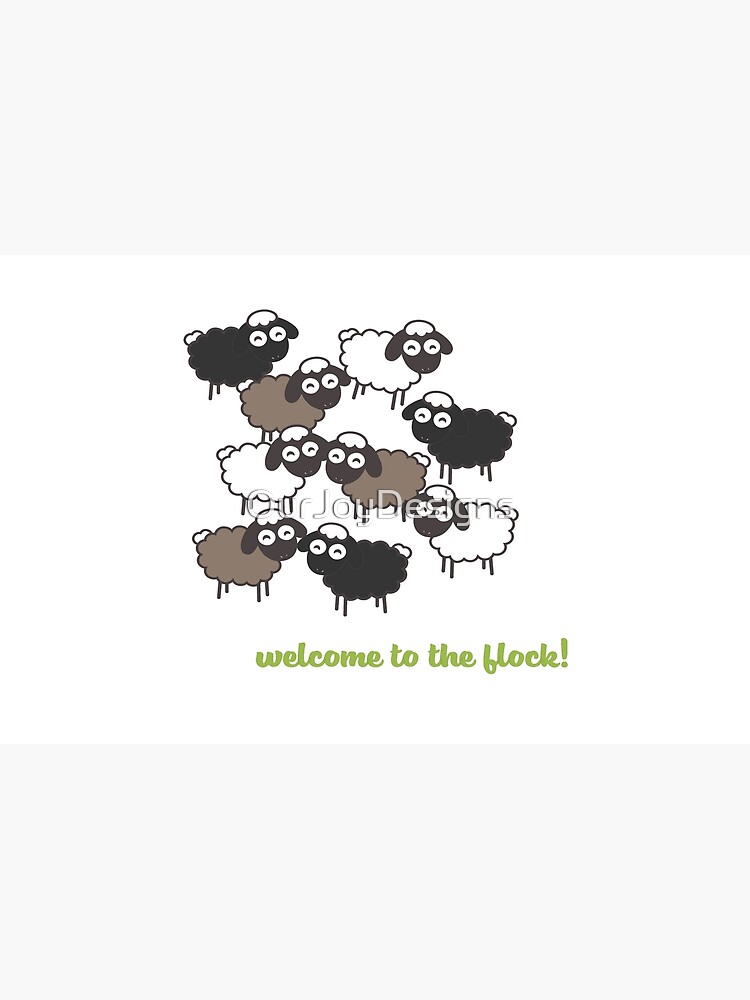 Welcome to the Flock - Baptism Gift by OurJoyDesigns