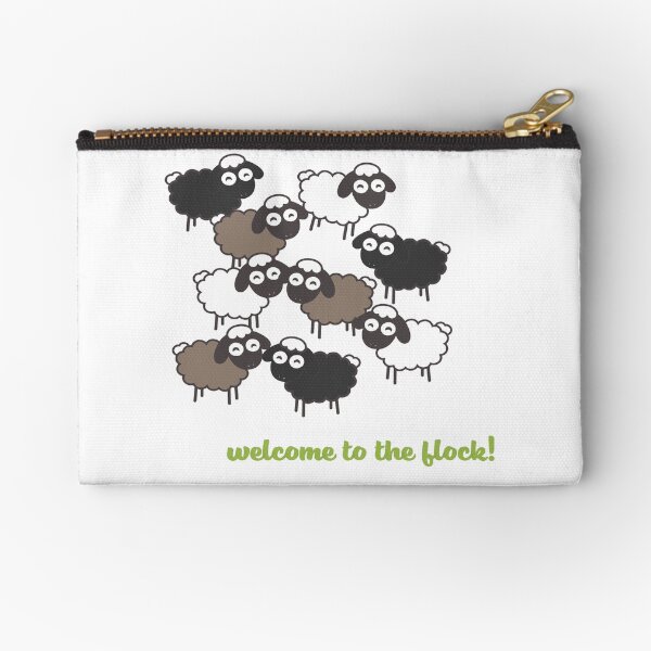 Welcome to the Flock - Baptism Gift Zipper Pouch