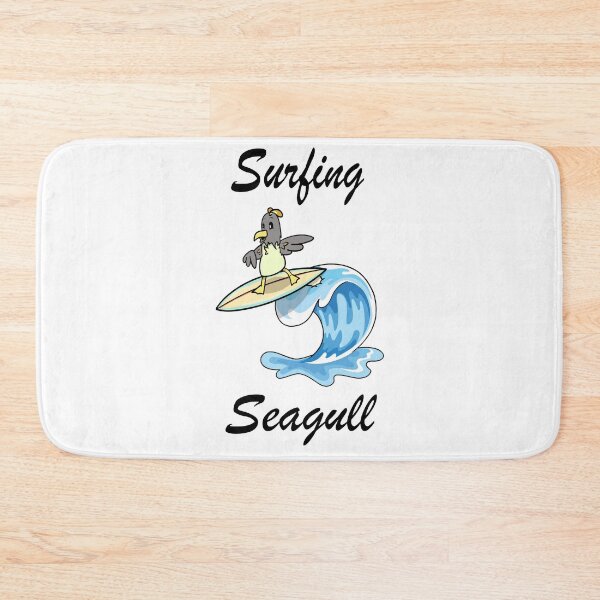 Item preview, Surfing Seagull designed and sold by ArtsyDucking.
