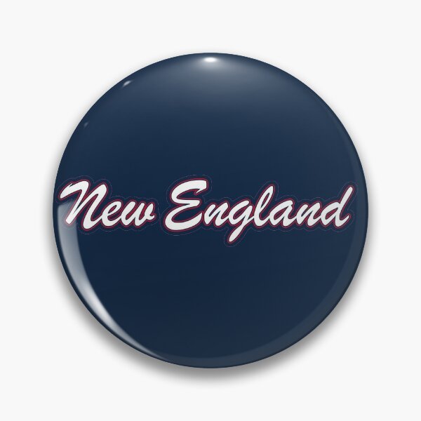 Item preview, New England White and Red on Blue designed and sold by gkillerb.