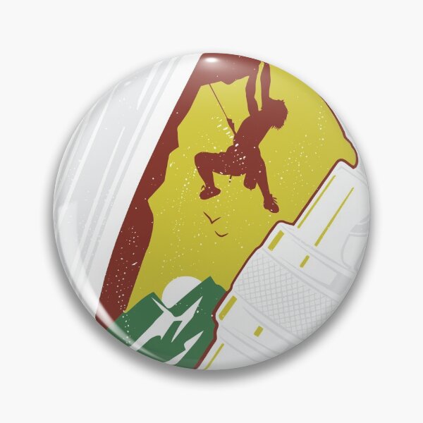 Item preview, Retro Carabiner Mountain Climbing Gift design designed and sold by Lisbob.