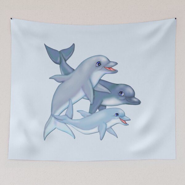 Item preview, Dolphin Family designed and sold by SpiceTree.