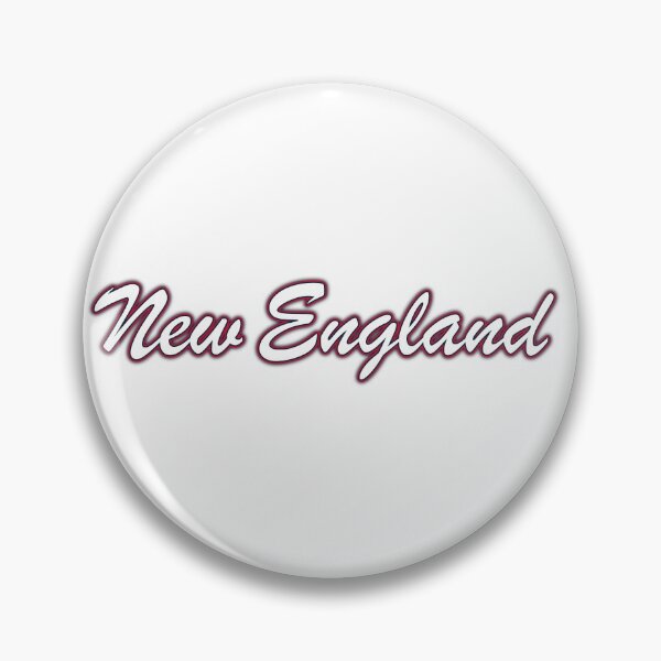 Item preview, New England White Blue and Red on White with Blue Glow designed and sold by gkillerb.