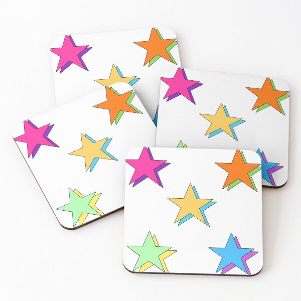 Item preview, Colorful star sticker pack designed and sold by sun-kiss.