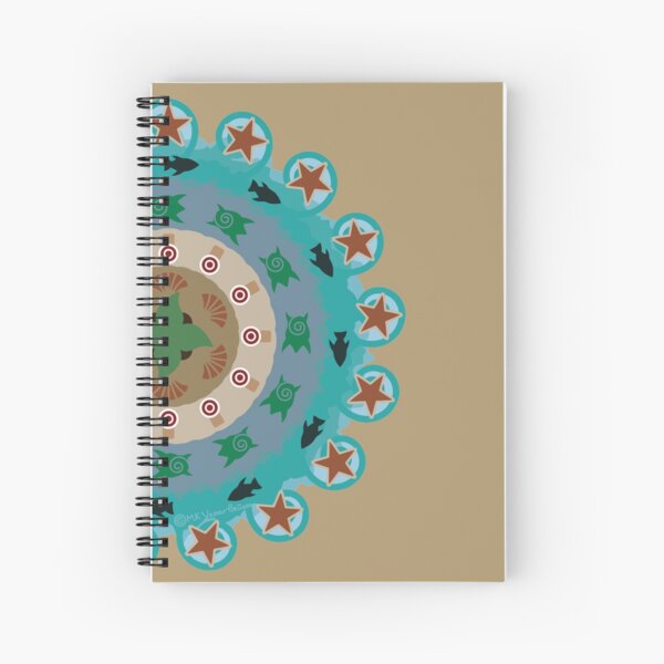 Paradise (Red Version) Spiral Notebook