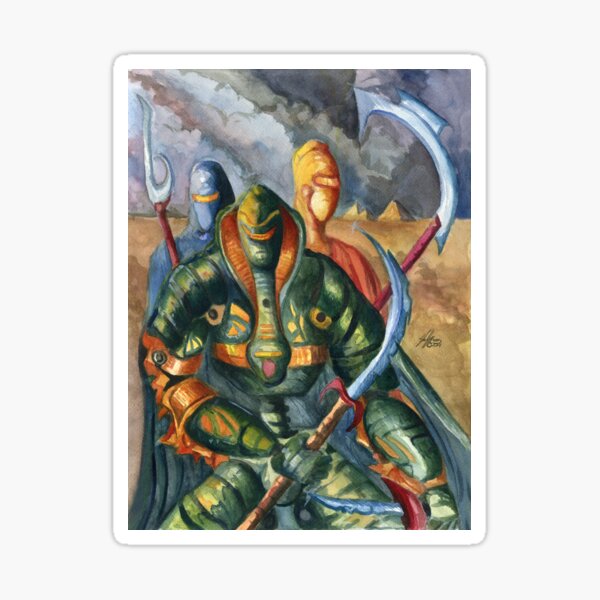 The Serpentine Trio Sticker