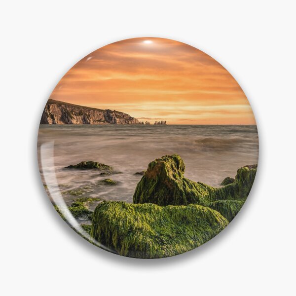 Item preview, Alum Bay Rocks and The Needles Sunset designed and sold by manateevoyager.