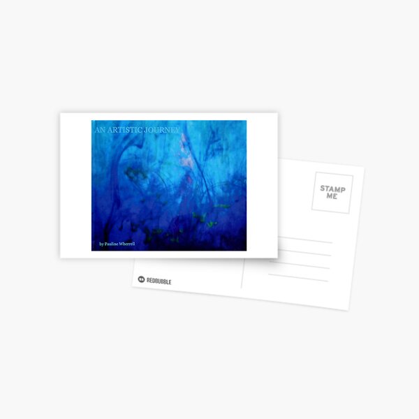 My book "An artistic journey" Postcard