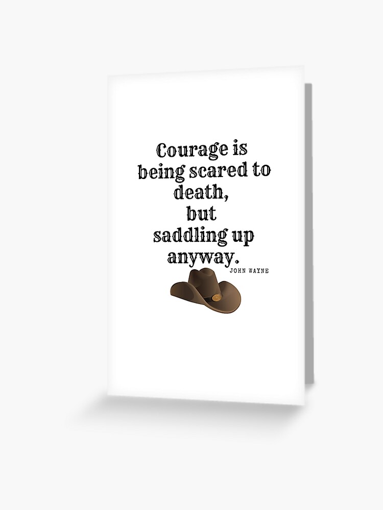 Courage Greeting Card for Sale by mmb83