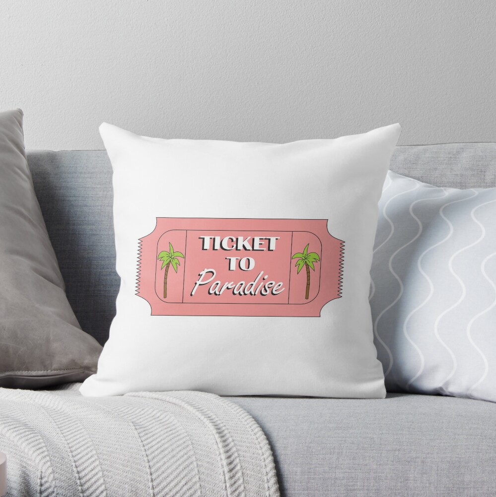 Ticket to Paradise Art Board Print for Sale by jennacreates