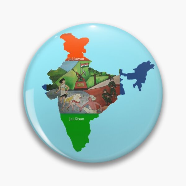 Item preview, Jai Jawan Jai Kisan  designed and sold by Red bubble Artist.