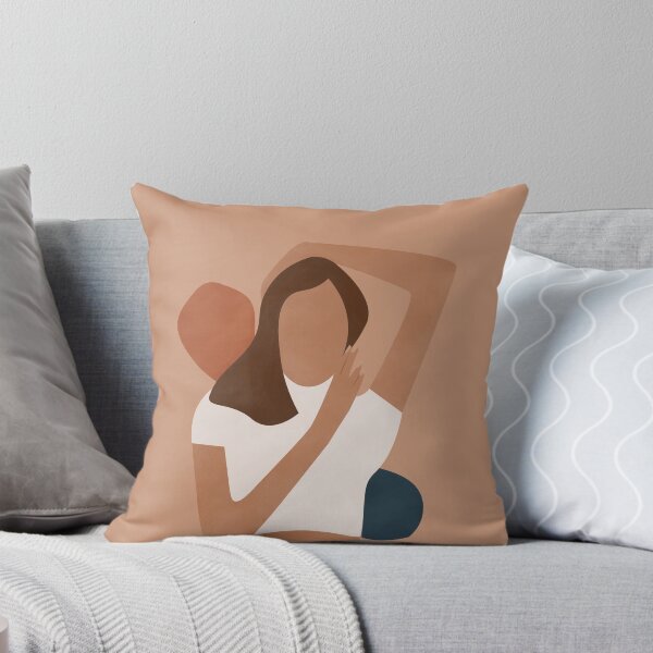 Item preview, Woman with Gesture Minimalist Illustration designed and sold by technicolorable_art.