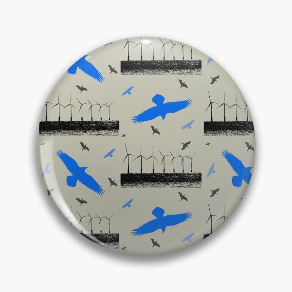 Item preview, Wind Turbines and Birds designed and sold by chihuahuashower.