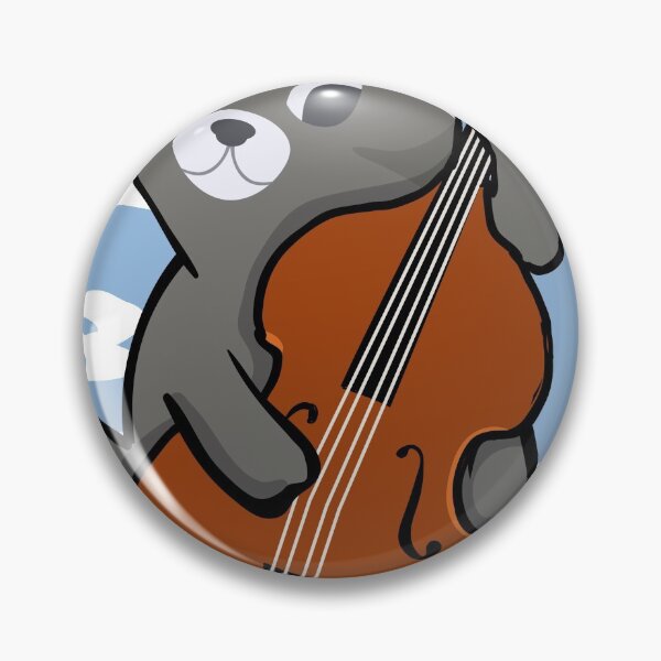 Item preview, Upright Bass Playing Cool Jazz Cat T-Shit For Bopping Musos designed and sold by Lisbob.