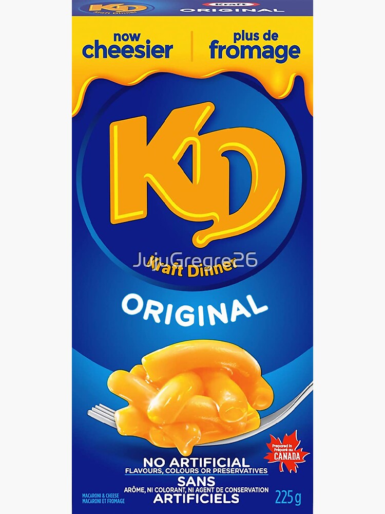 kraft-dinner-original-sticker-for-sale-by-jujugregre26-redbubble