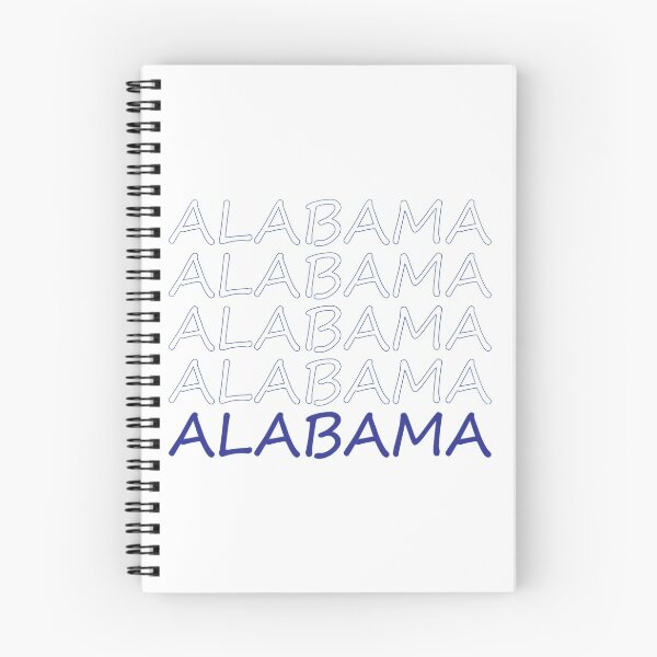 Item preview, Alabama Repeating Blue Bold Uppercase designed and sold by artbylukas.
