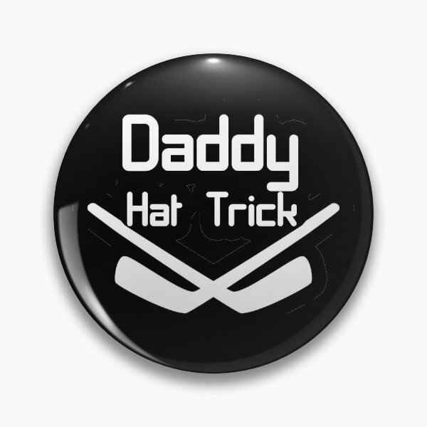 Item preview, Expecting 3rd child Hockey Hat Trick Daddy Matching Gift Father Son Daughter Baby Hockey  Gift for New Father designed and sold by Akmloza.