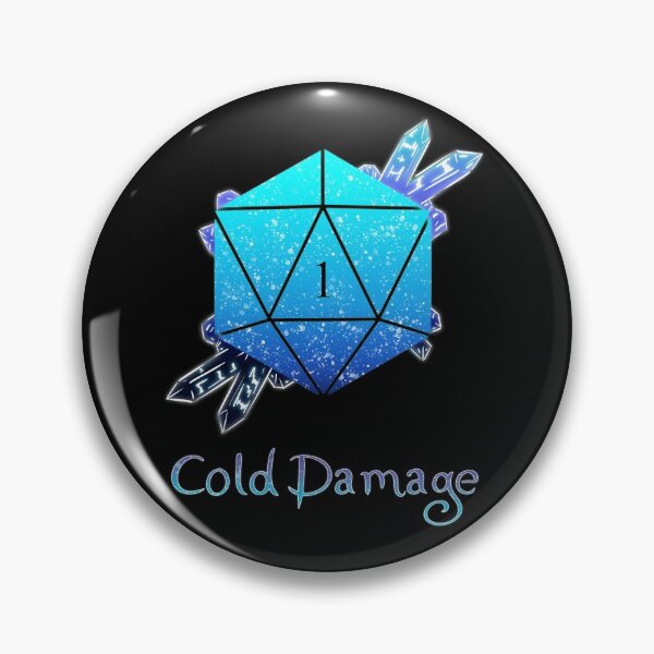 Artikelvorschau, D20 Critical Fail Cold Damage entworfen und verkauft von FaerlyClever.