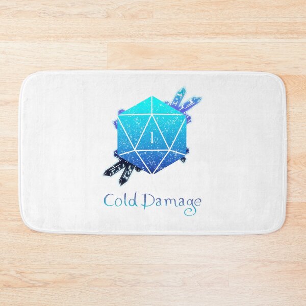 Item preview, D20 Critical Fail Cold Damage designed and sold by FaerlyClever.