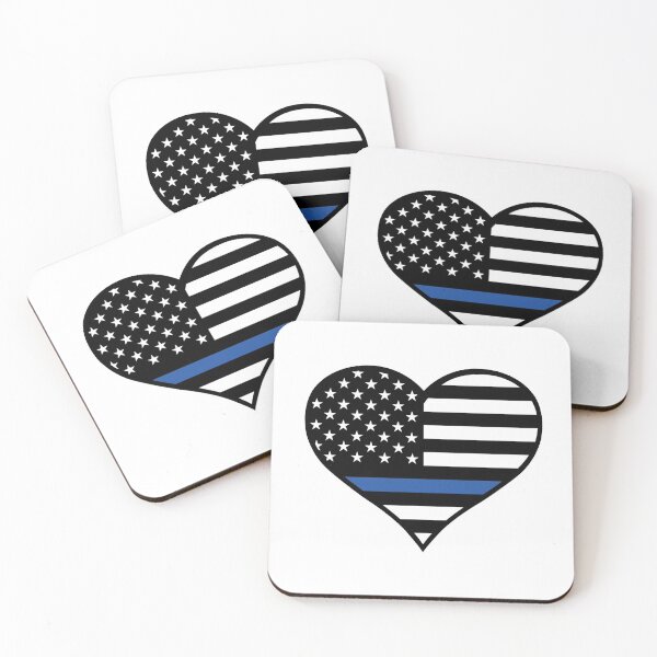 Item preview, Thin Blue Line Heart designed and sold by le daddy.